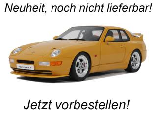 PORSCHE 968 TURBO S YELLOW 1993 GT Spirit 1:18 Resinemodell (Türen, Motorhaube... nicht zu öffnen!)  Disponible à partir de début avril 2026