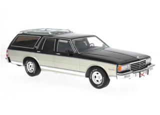 Chevrolet Caprice Estate Wagon, silber/grau, 1985 MCG 1:18 Metallmodell, Türen und Hauben nicht zu öffnen