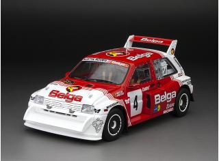 MG Metro 6R4 1986  #4 M.Duez / W.Lux - 2nd Lotto Bianchi Rally, red/white SunStar 5543 Metallmodell 1:18