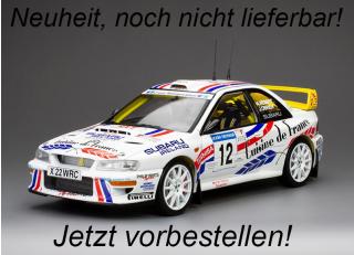 Subaru Impreza 2002  S6 WRC #12 A.Nesbitt/J.O`Brien, Winner Jim Clark Memorial Rally, white/red/blue SunStar Metallmodell 1:18 <br> Liefertermin nicht bekannt (nicht vor 3. Quartal 2025)