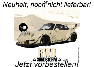 RWB SANDSTORM BEIGE 2023 GT Spirit 1:18 Resinemodell (Türen, Motorhaube... nicht zu öffnen!) Available from early May 2026