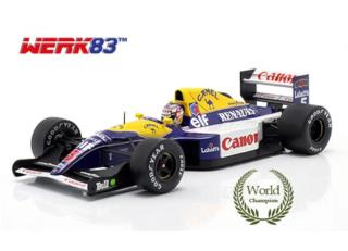 Williams FW14B #5 - Formula 1 World Champion 1992  Nigel Mansell WERK83 1:18