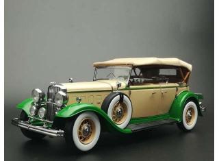 Ford Lincoln KB top-up 1932 light tan/light green SunStar Metallmodell 1:18