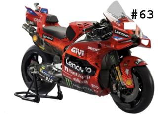 MotoGP 2025 Ducati Lenovo Team #63 Francesco Bagnaia Maisto 1:18