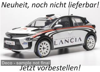 Lancia Ypsilon HF Rally4, Test, 2024, M.Biasion IXO 1:18 Metallmodell (Türen/Hauben nicht zu öffnen!) <br> Liefertermin nicht bekannt