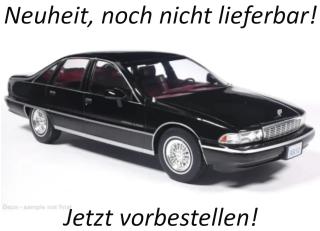 Chevrolet Caprice, schwarz, 1991 MCG 1:18 Metallmodell, Türen und Hauben nicht zu öffnen Availability unknown
