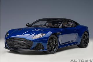 Aston Martin DBS Superleggera 2019 (Q zaffre blue) (composite model/full openings)  AUTOart 1:18
