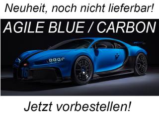 BUGATTI CHIRON PUR SPORT (AGILE BLUE / CARBON) AUTOart 1:18 Composite