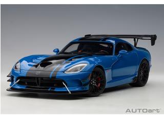 Dodge Viper ACR 2017 (competition blue/black stripes) (composite model/full openings) AUTOart 1:18