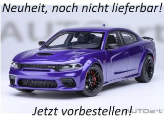 DODGE CHARGER SCAT PACK WIDEBODY (PLUM CRAZY) AUTOart 1:18 Composite  Lieferbar ab 1. Quartal 2026