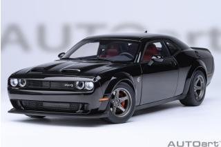 DODGE CHALLENGER SRT SUPER STOCK 2023 (PITCH BLACK) AUTOart 1:18 Composite