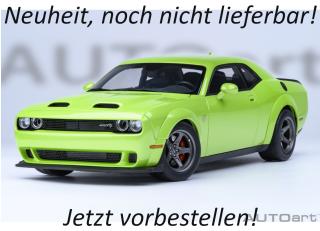 DODGE CHALLENGER SRT SUPER STOCK 2023 (SUBLIME/GREEN) AUTOart 1:18 Composite  Date de parution inconnue