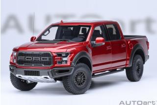 Ford F-150 Raptor Supercrew 2019 (ruby red) (composite model/doors and front hood openings) AUTOart 1:18