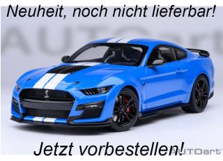FORD MUSTANG SHELBY GT500 (GRABBER BLUE) AUTOart 1:18 Composite  Liefertermin nicht bekannt