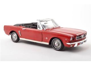 Ford Mustang convertible 1964 1/2 rot MotorMax 1:18