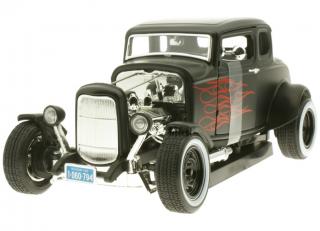 Ford Hot Rod 1932  Schwarz mit Flammen  MotorMax 1:18