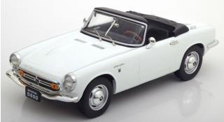 Honda S800 with removable soft top 1966  - white - Triple9 Collection 1:18