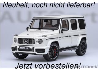 MERCEDES-AMG G63 2019 (DESIGNO BRILLIANT WHITE)) AUTOart 1:18 Composite  Disponible à partir du 3. trimestre 2025