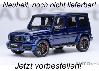 MERCEDES-AMG G63 2019 (BRILLIANT BLUE METALLIC) AUTOart 1:18 Composite  Lieferbar ab August 2025