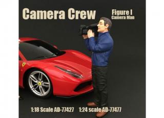 Camera Crew I - Camera man (Auto nicht enthalten) American Diorama 1:18