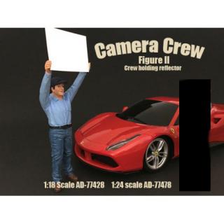 Camera Crew II - Crew holding reflector(Auto nicht enthalten) American Diorama 1:18