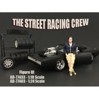 Street Racing Figure III (Auto und Reifenständer nicht enthalten) American Diorama 1:18
