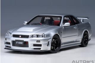 NISSAN SKYLINE GT-R (R34) Z-TUNE (Z-TUNE SILVER) AUTOart 1:18 Composite