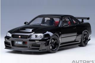 NISSAN SKYLINE GT-R (R34) Z-TUNE (BLACK PEARL) AUTOart 1:18 Composite