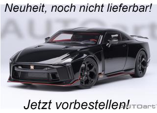 Nissan GT-R50 BY ITALDESIGN (black / matt black) 2020 (composite model/two doors openings, total 4 opening)  AUTOart 1:18 Composite  Date de parution inconnue