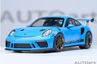 PORSCHE 911 (991.2) GT3 RS 2017 ( RIVIERA BLUE ) AUTOart 1:18 Composite