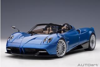 PAGANI HUAYRA ROADSTER 2017 (BLUE FRANCIA) (COMPOSITE MODEL/FULL OPENINGS) AUTOart 1:18