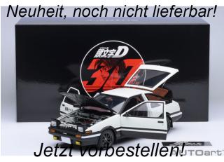 TOTOYA SPRINTER TRUENO (AE86) INITIAL D PROJECT D FINAL VERSION “30. JAHRESTAG” AUTOart 1:18 Composite  Availability unknown (not before Q1 2026)