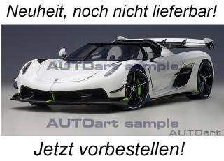 Koenigsegg Jesko 2020 (white) (composite model/full openings) AUTOart 1:18 Composite <br> Availability unknown