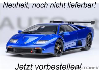 Lamborghini Diablo GT-R (monterey blue) (composite model/ full openings) AUTOart 1:18  Available from December 2025