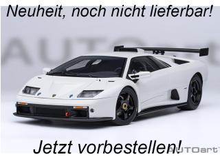 Lamborghini Diablo GT-R 1999 (impact white)  (composite model/model/full openings)  AUTOart 1:18  Disponible à partir du 4. trimestre 2025