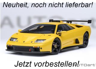 Lamborghini Diablo GT-R 1999 (superfly yellow) (composite model/model/full openings) (composite model/ model/full openings) AUTOart 1:18  Disponible à partir du 4. trimestre 2025