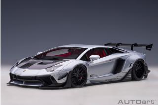 Reissue: Liberty Walk LB-Works Lamborghini Aventador Limited Edition (matt metallic silver) (composite model/2 door openings) AUTOart 1:18 Composite  Availability unknown (not before Q1 2026)