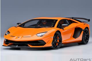 Lamborghini Aventador SVJ (ARANCIO ATLAS/PEARL ORANGE) (composite model/ full openings) AUTOart 1:18