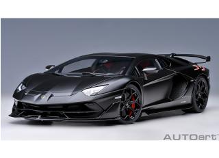 Lamborghini Aventador SVJ (MATT BLACK) (composite model/ full openings) AUTOart 1:18