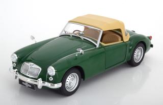 MGA 1959 MKI Twin Cam closed soft top green Triple9 Collection 1:18