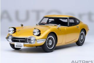 TOYOTA 2000GT 1967 (GOLD)6 openings (4 standard openings + 2 auf beiden Seiten) AUTOart 1:18