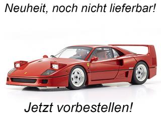 Ferrari F40 rot Kyosho 1:18 Metallmodell  Date de parution inconnue