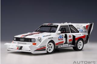 Audi Quattro S1 Pikes Peak Winner 1987 Röhrl #1 (composite model/full openings) AUTOart 1:18 Composite <br> Lieferbar ab 2. Quartal 2024