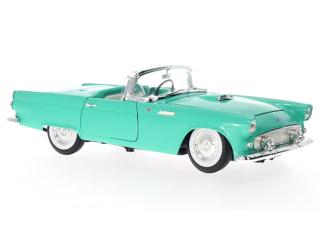 Ford Thunderbird, dunkeltürkis, Hardtop liegt bei, 1955   Lucky Die Cast 1:18