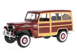 Willys Jeep Station Wagon braun Road Signature 1:18