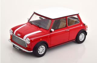 Mini Cooper Rechtslenker rot/weiß, mit zu öffnenden Türen KK-Scale 1:12