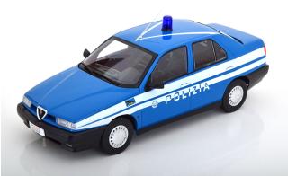 Alfa Romeo 155 Polizia 1996 Triple 9 1:18 (Türen, Motorhaube... nicht zu öffnen!)