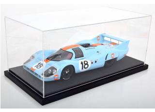 Acryl-Vitrine für ein 1:12 Modell mit Kunstleder Jewel Cases 1:12 Modellauto nicht im Lieferumfang enthalten!