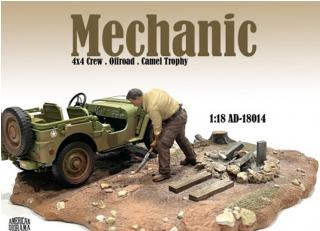 4x4 Mechanics - Figure #4 American Diorama 1:18 (Auto nicht enthalten!)