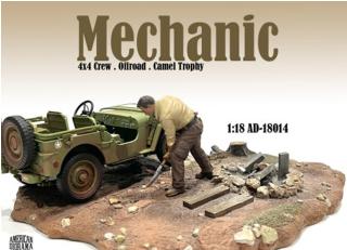 4x4 Mechanics - Figure #4 American Diorama 1:18 (Auto nicht enthalten!)